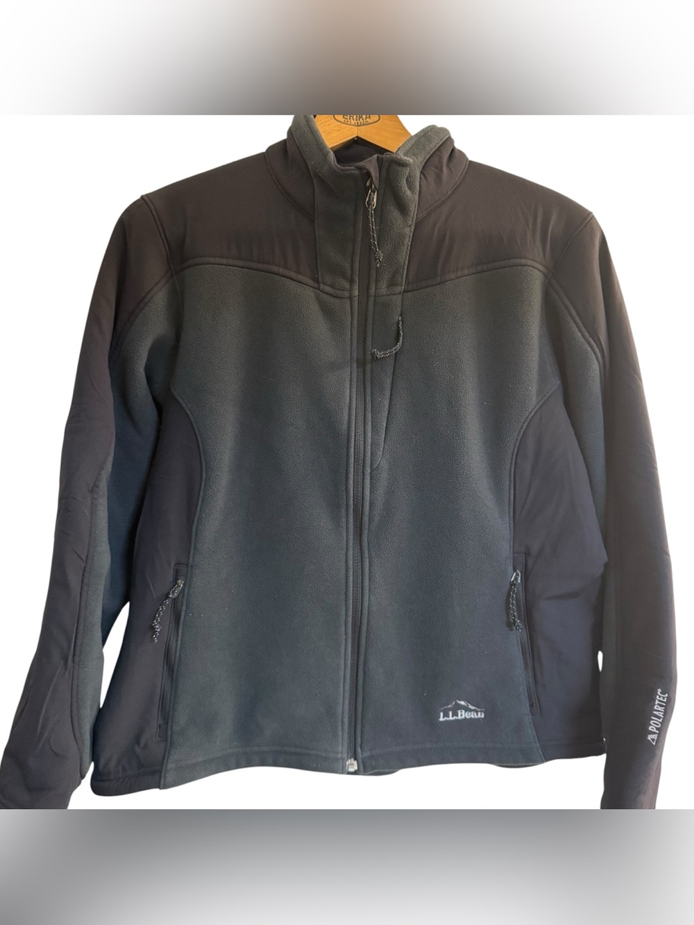 L.L. Bean women’s Black Soft Fleece Jacket